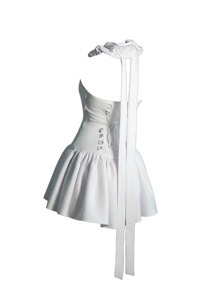 AURORA RUFFLE MINI DRESS